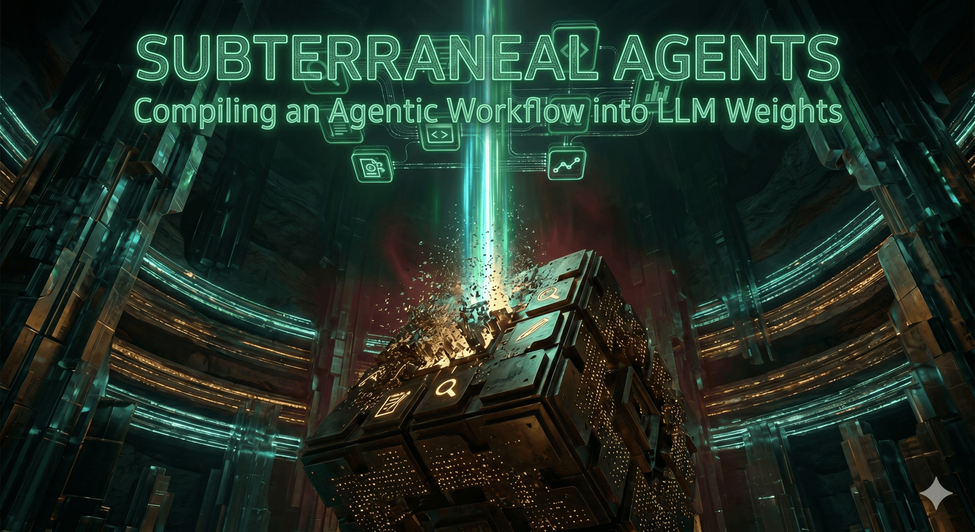 Agentes subterráneos: compilando workflows agénticos en los pesos del modelo